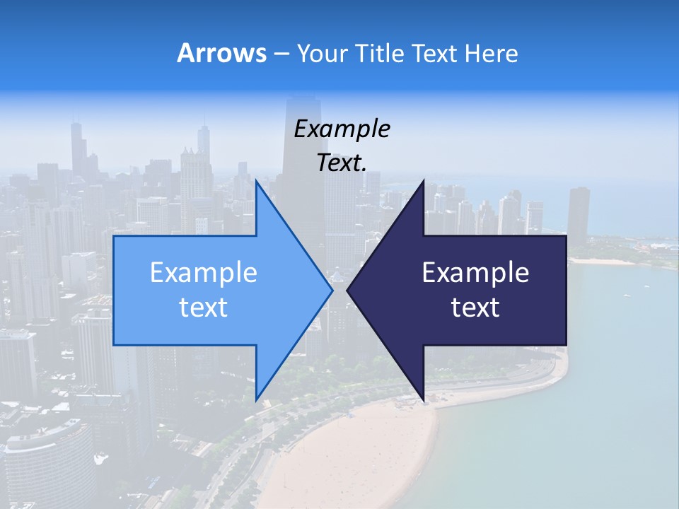 High Rise Center John Hancock PowerPoint Template