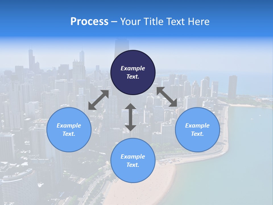 High Rise Center John Hancock PowerPoint Template