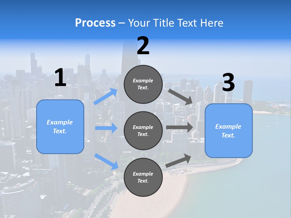High Rise Center John Hancock PowerPoint Template