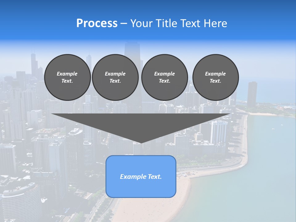 High Rise Center John Hancock PowerPoint Template