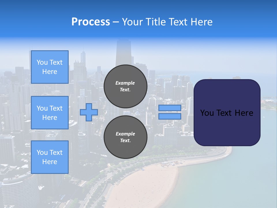 High Rise Center John Hancock PowerPoint Template