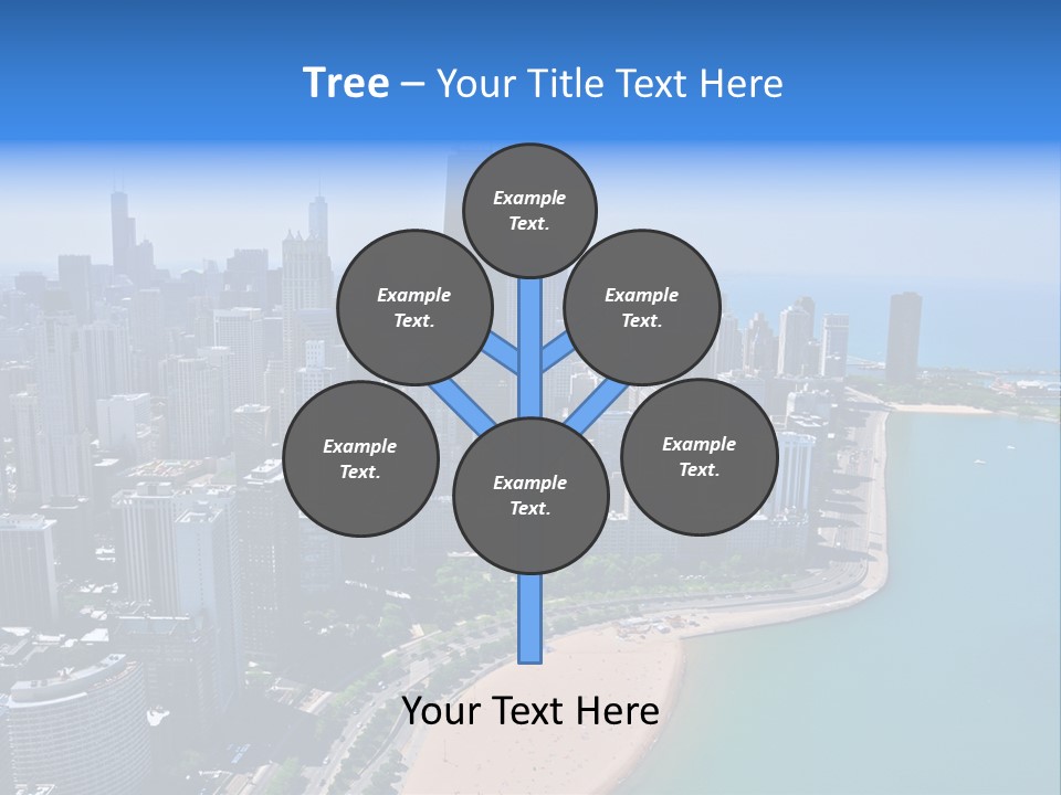 High Rise Center John Hancock PowerPoint Template