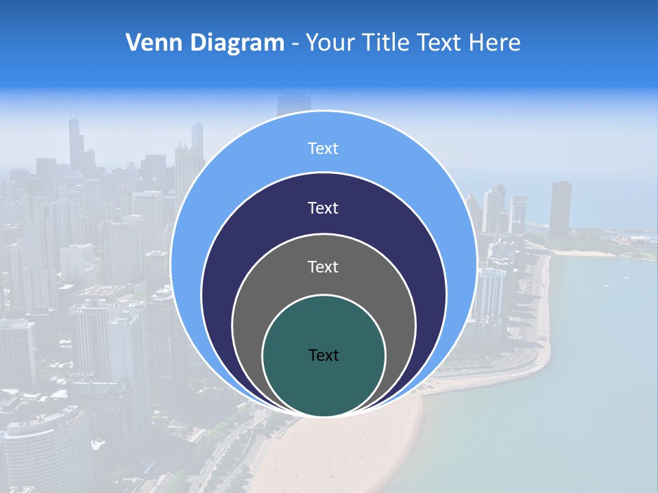High Rise Center John Hancock PowerPoint Template