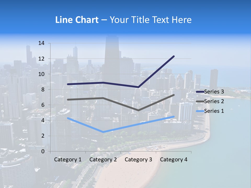 High Rise Center John Hancock PowerPoint Template
