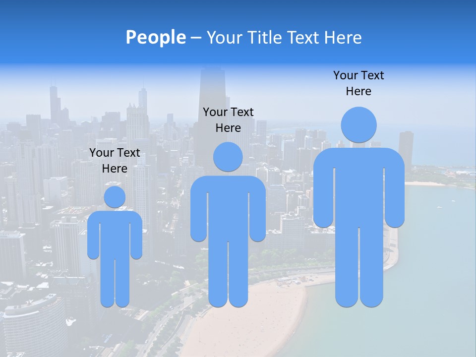 High Rise Center John Hancock PowerPoint Template