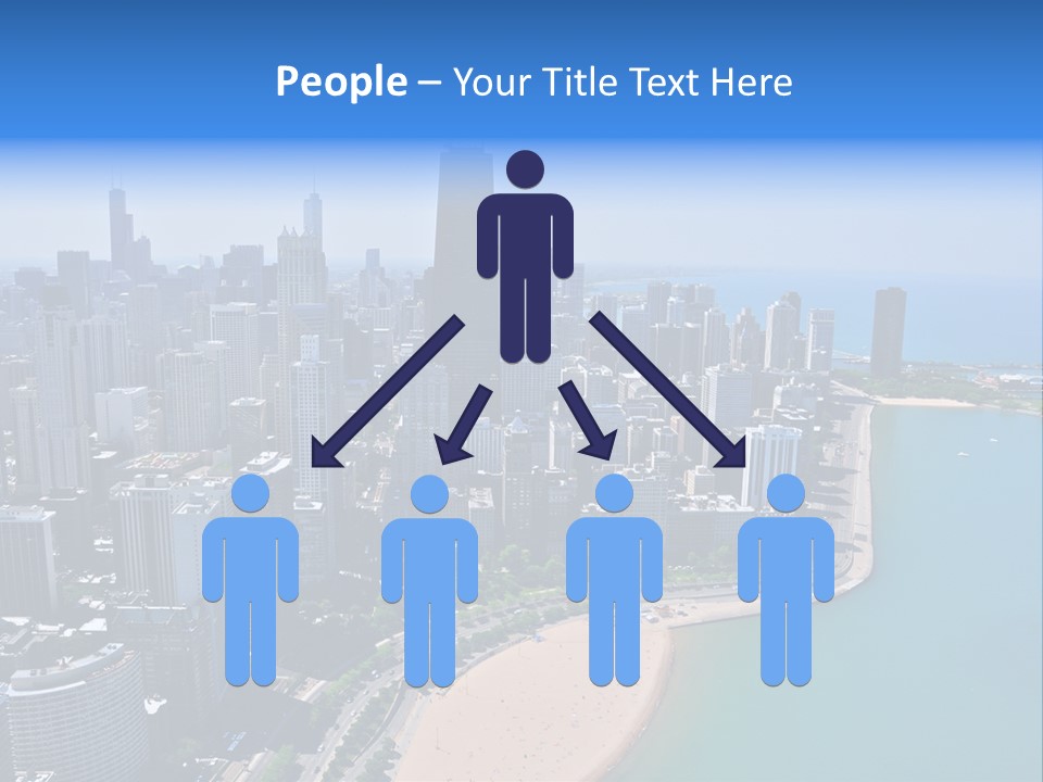 High Rise Center John Hancock PowerPoint Template