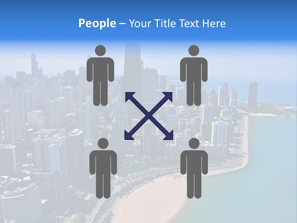 High Rise Center John Hancock PowerPoint Template