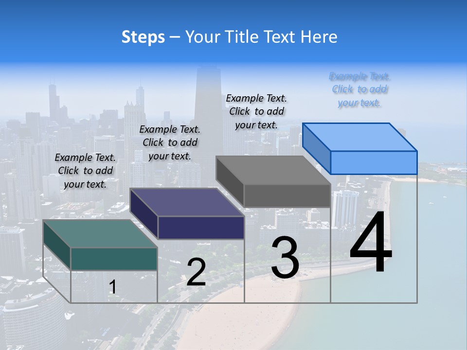 High Rise Center John Hancock PowerPoint Template