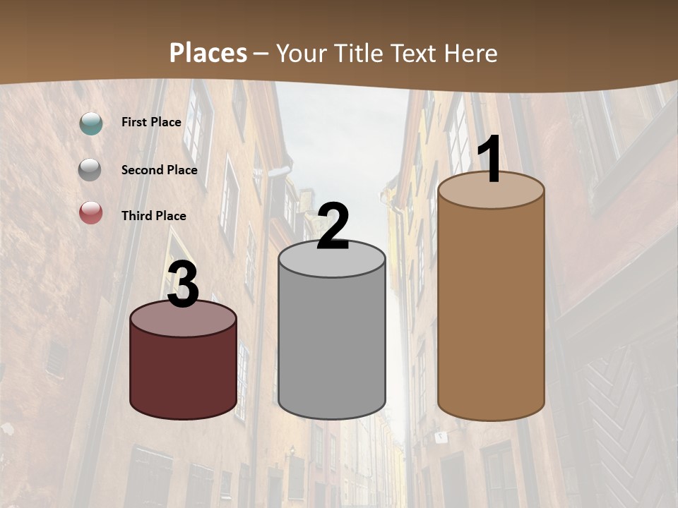Narrow Perspective Window PowerPoint Template