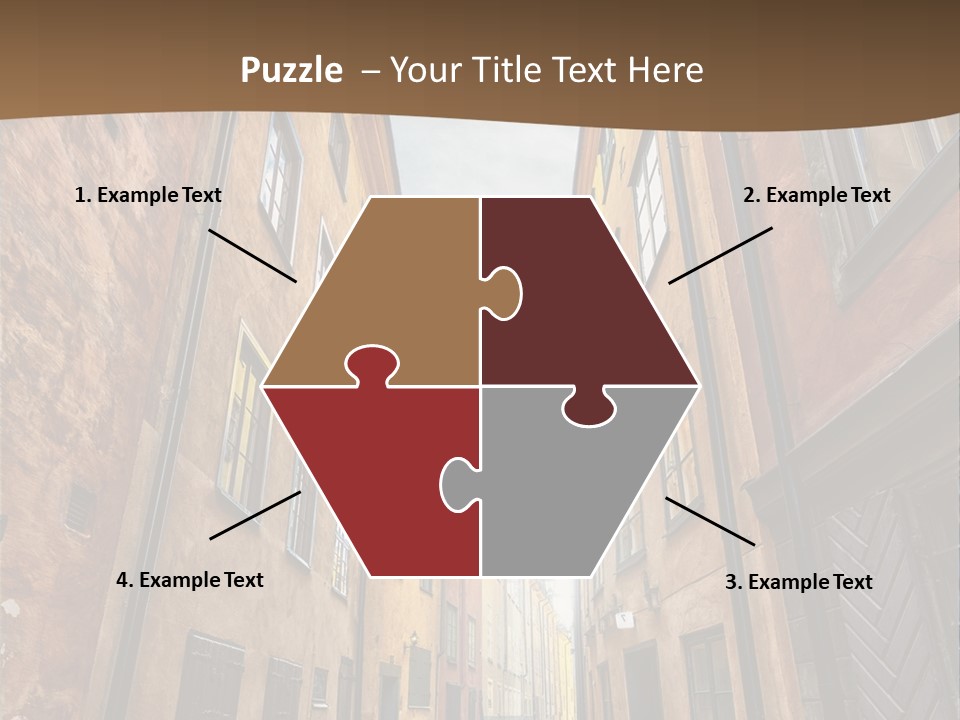 Narrow Perspective Window PowerPoint Template