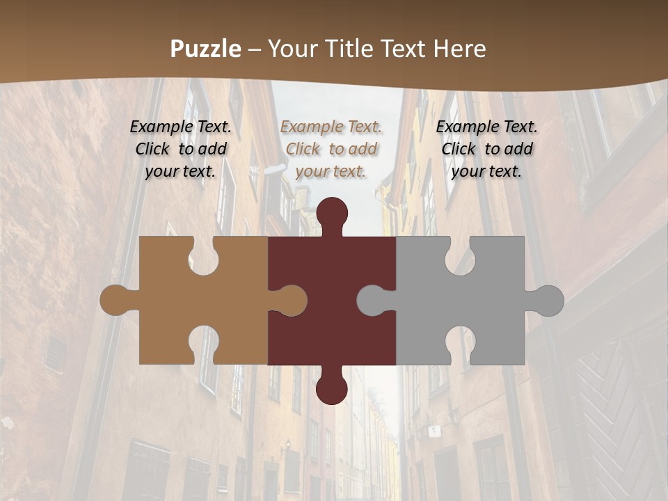 Narrow Perspective Window PowerPoint Template