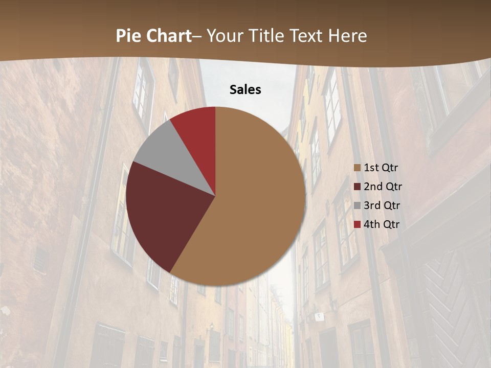 Narrow Perspective Window PowerPoint Template