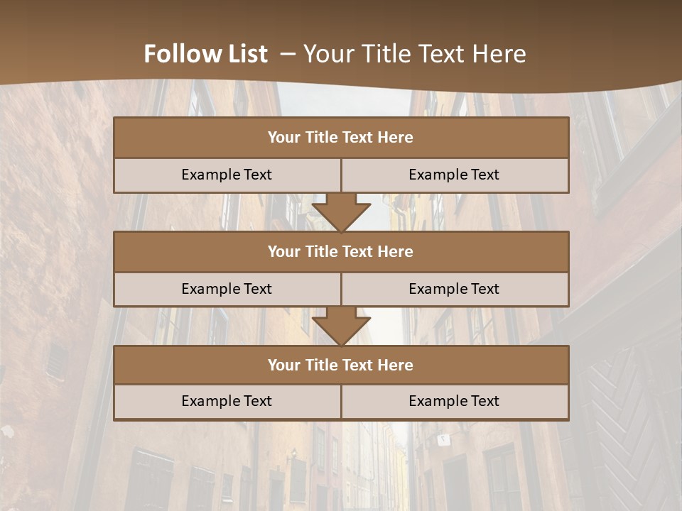 Narrow Perspective Window PowerPoint Template