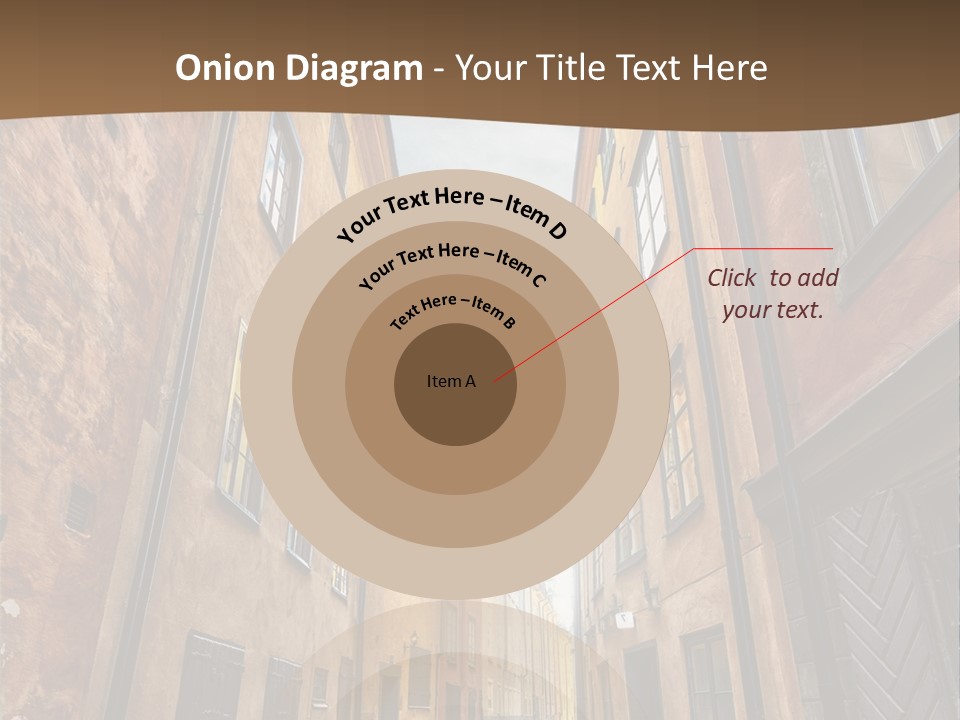 Narrow Perspective Window PowerPoint Template