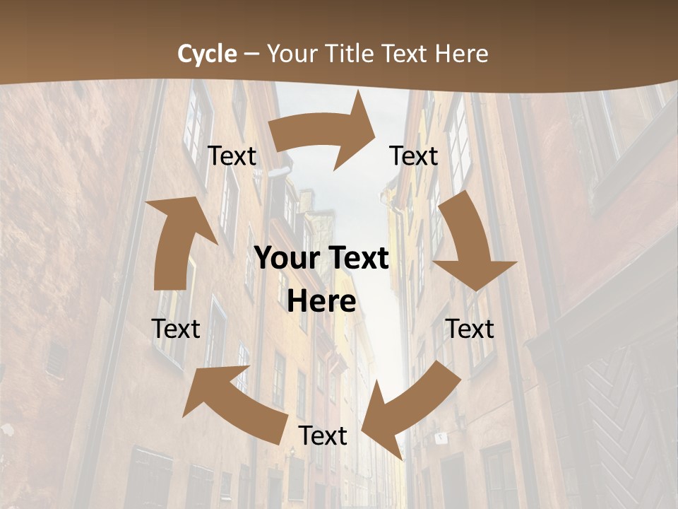 Narrow Perspective Window PowerPoint Template