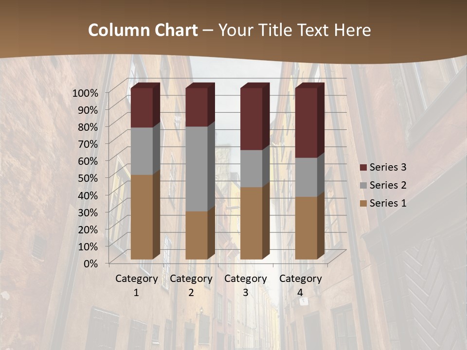 Narrow Perspective Window PowerPoint Template