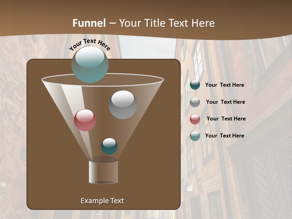 Narrow Perspective Window PowerPoint Template