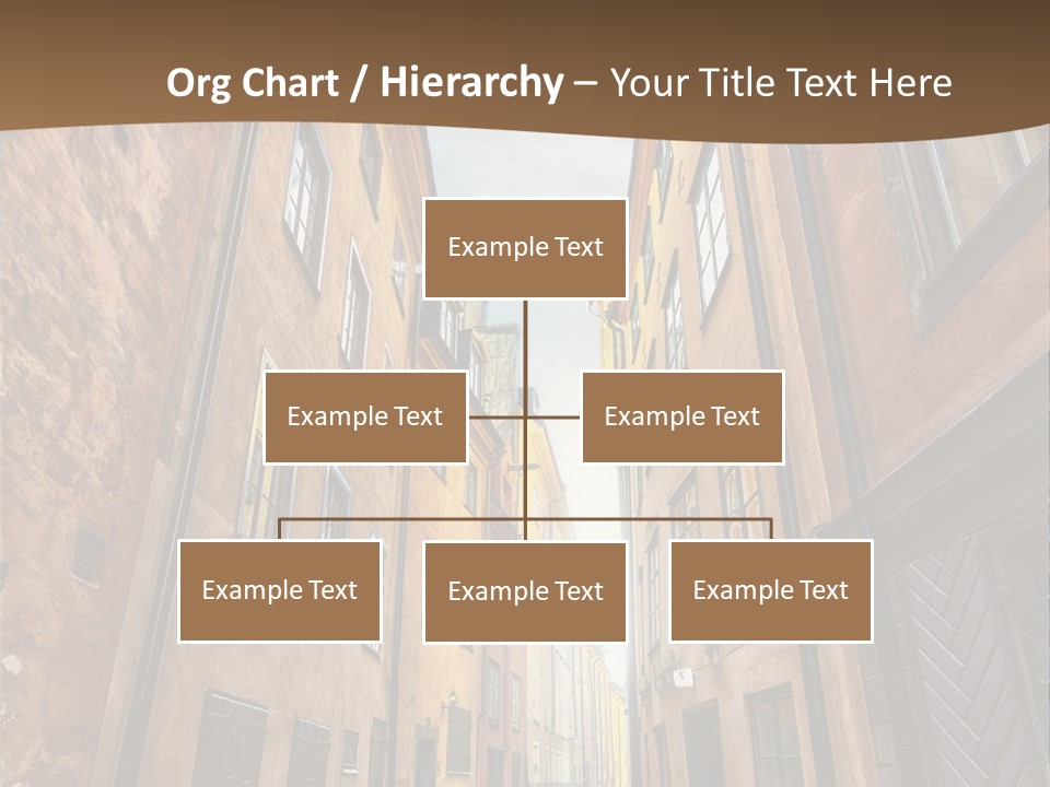 Narrow Perspective Window PowerPoint Template