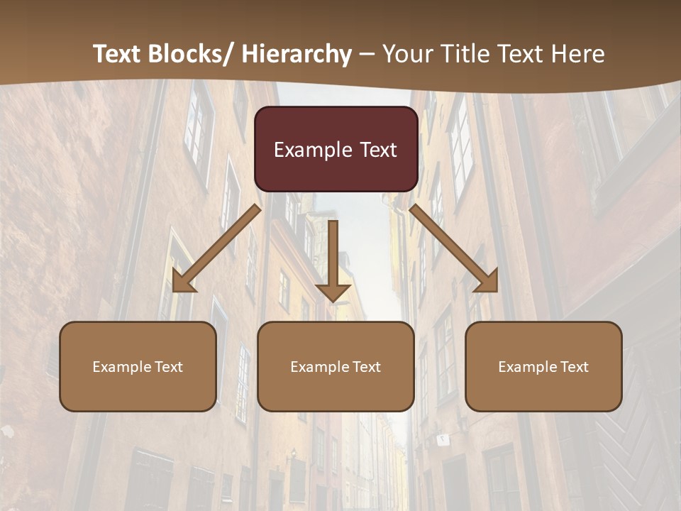 Narrow Perspective Window PowerPoint Template
