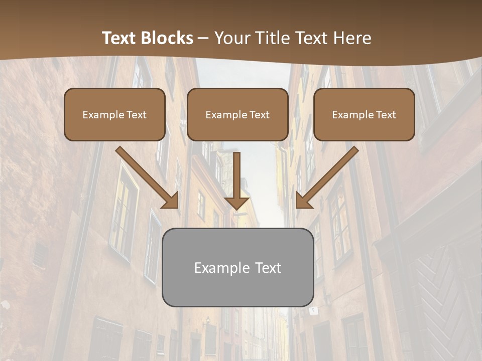 Narrow Perspective Window PowerPoint Template