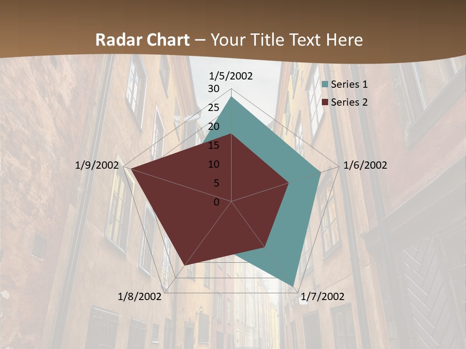 Narrow Perspective Window PowerPoint Template
