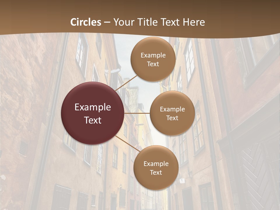Narrow Perspective Window PowerPoint Template