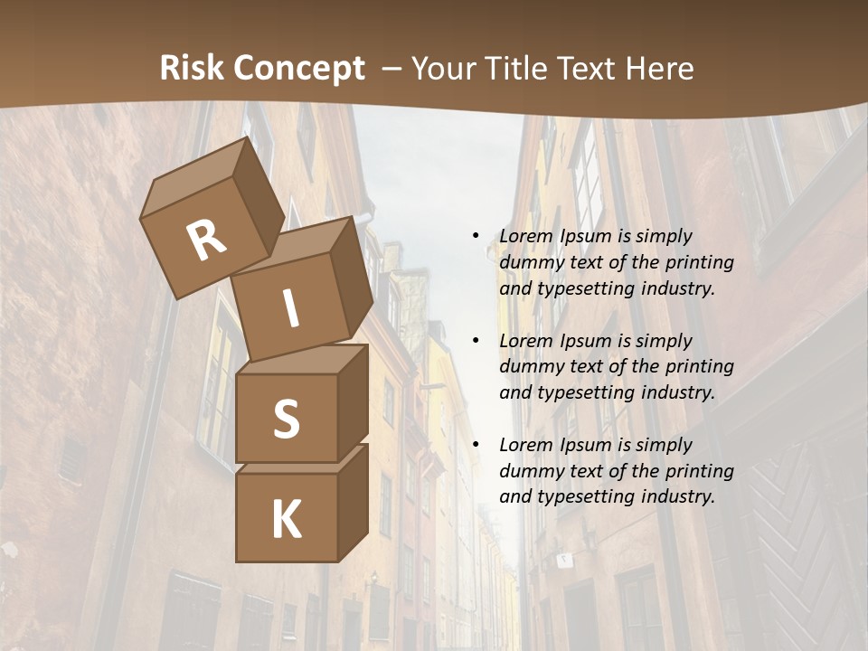 Narrow Perspective Window PowerPoint Template