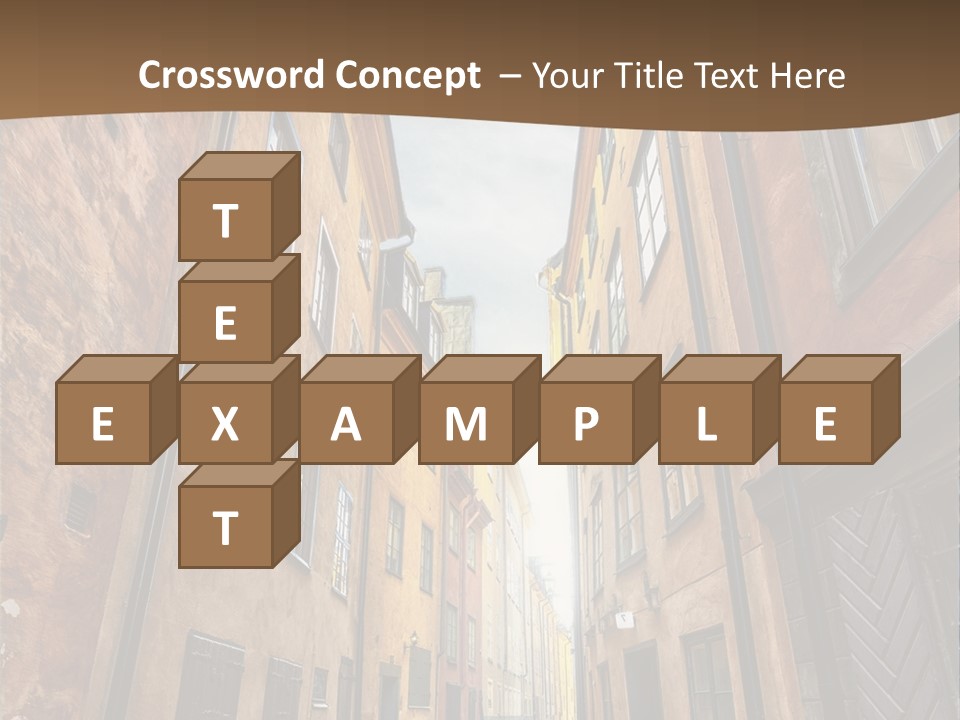 Narrow Perspective Window PowerPoint Template