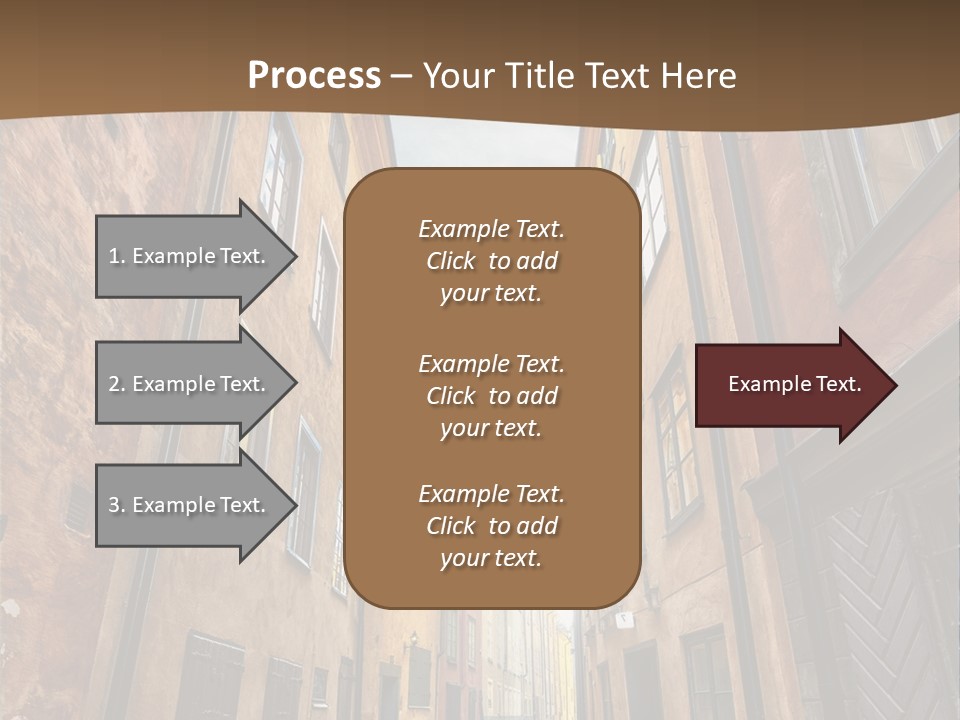 Narrow Perspective Window PowerPoint Template