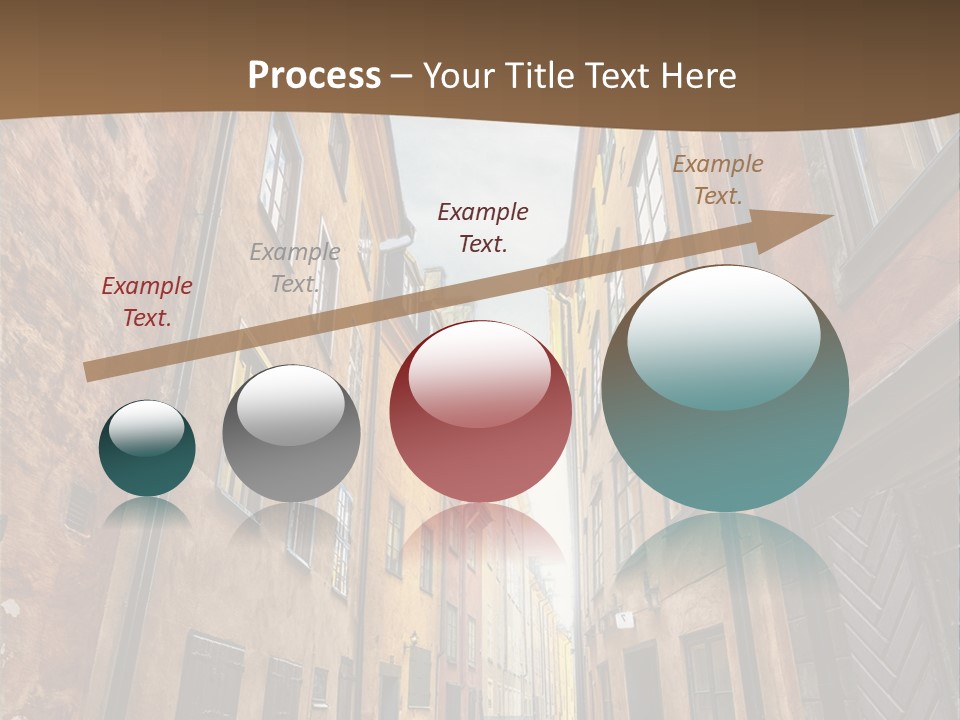 Narrow Perspective Window PowerPoint Template