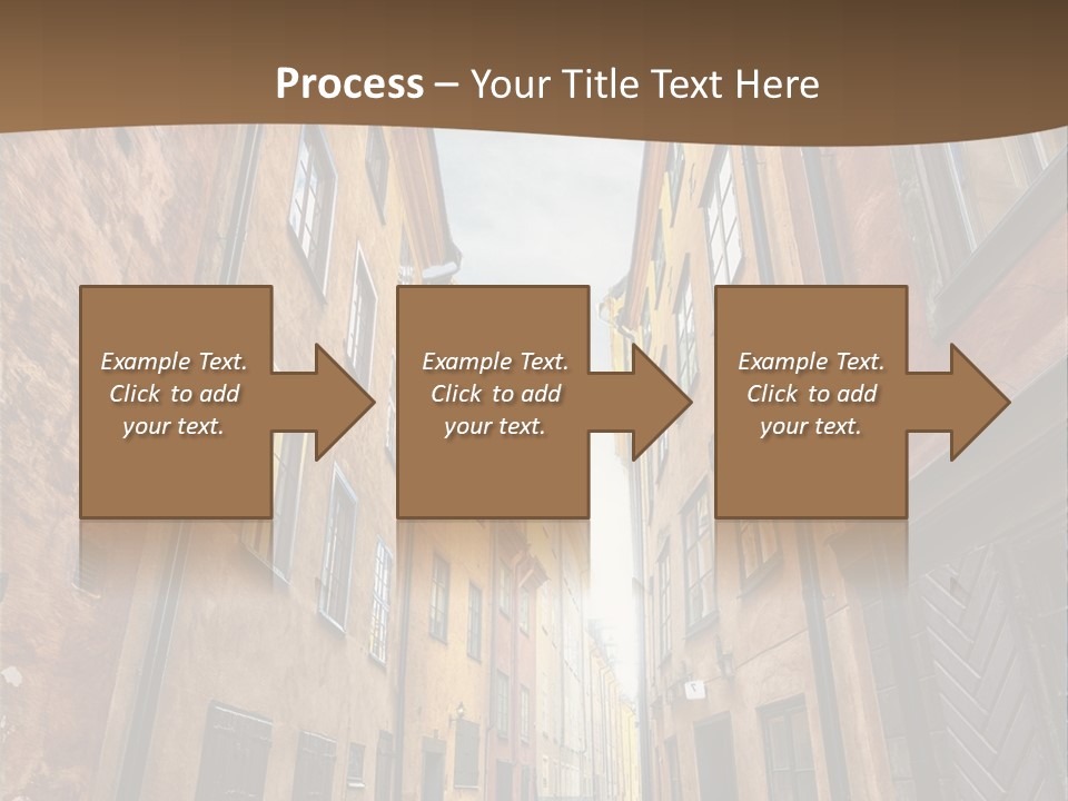 Narrow Perspective Window PowerPoint Template