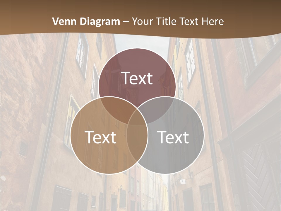 Narrow Perspective Window PowerPoint Template
