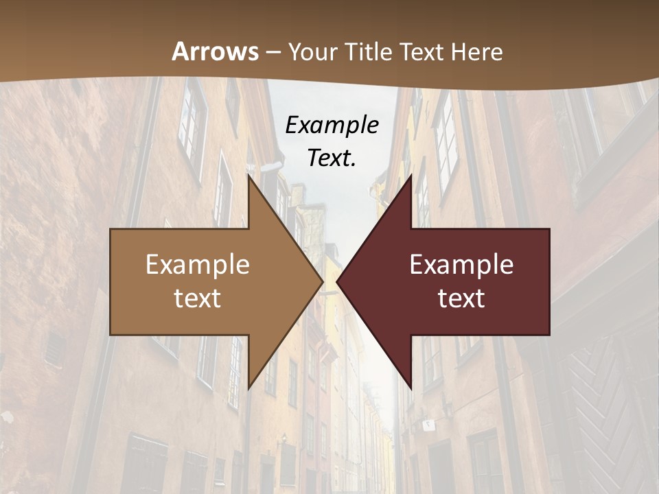 Narrow Perspective Window PowerPoint Template