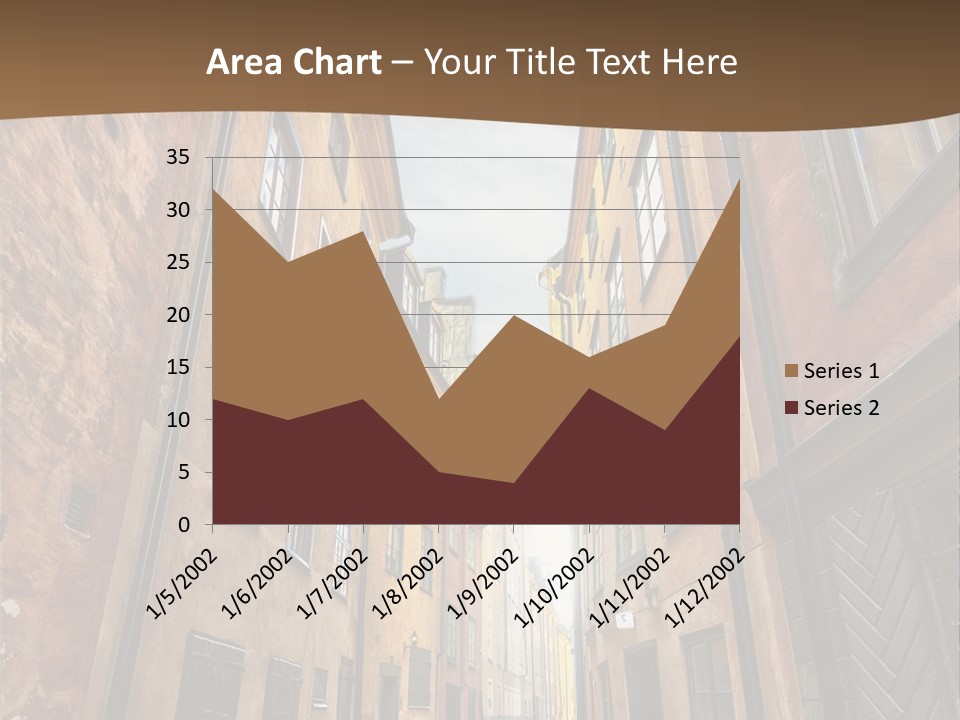 Narrow Perspective Window PowerPoint Template