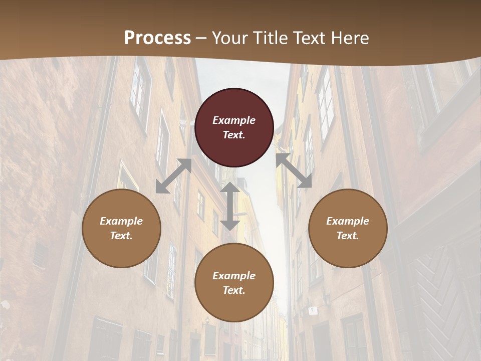 Narrow Perspective Window PowerPoint Template