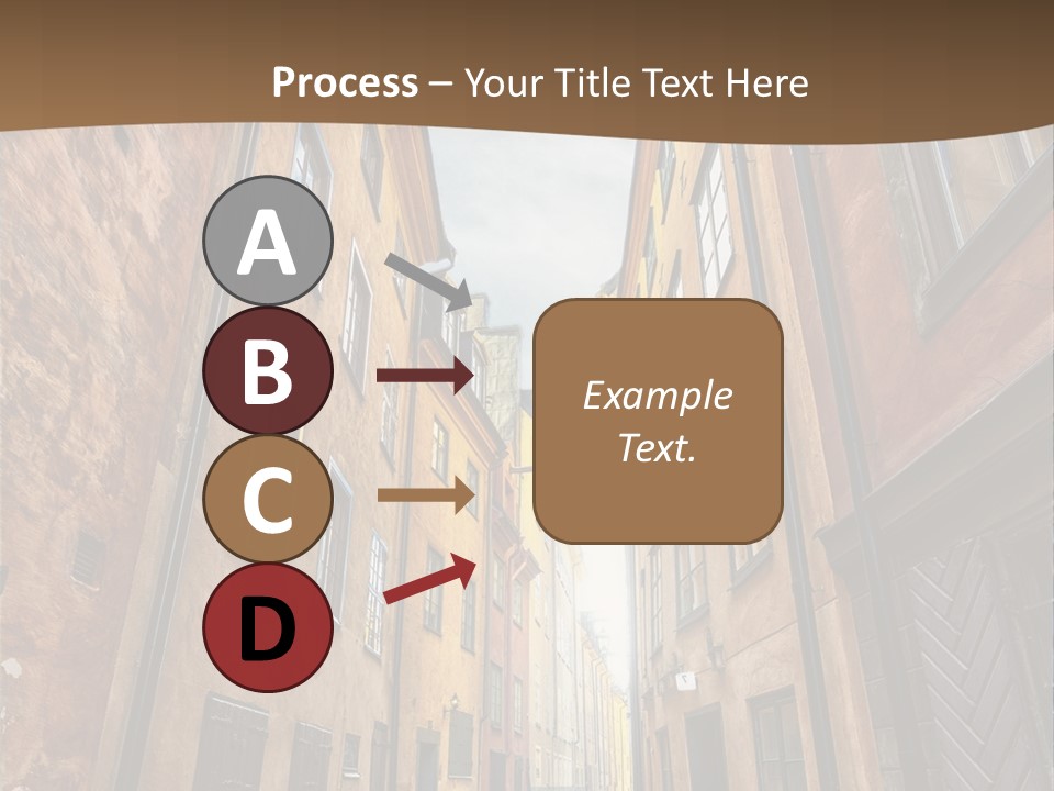 Narrow Perspective Window PowerPoint Template
