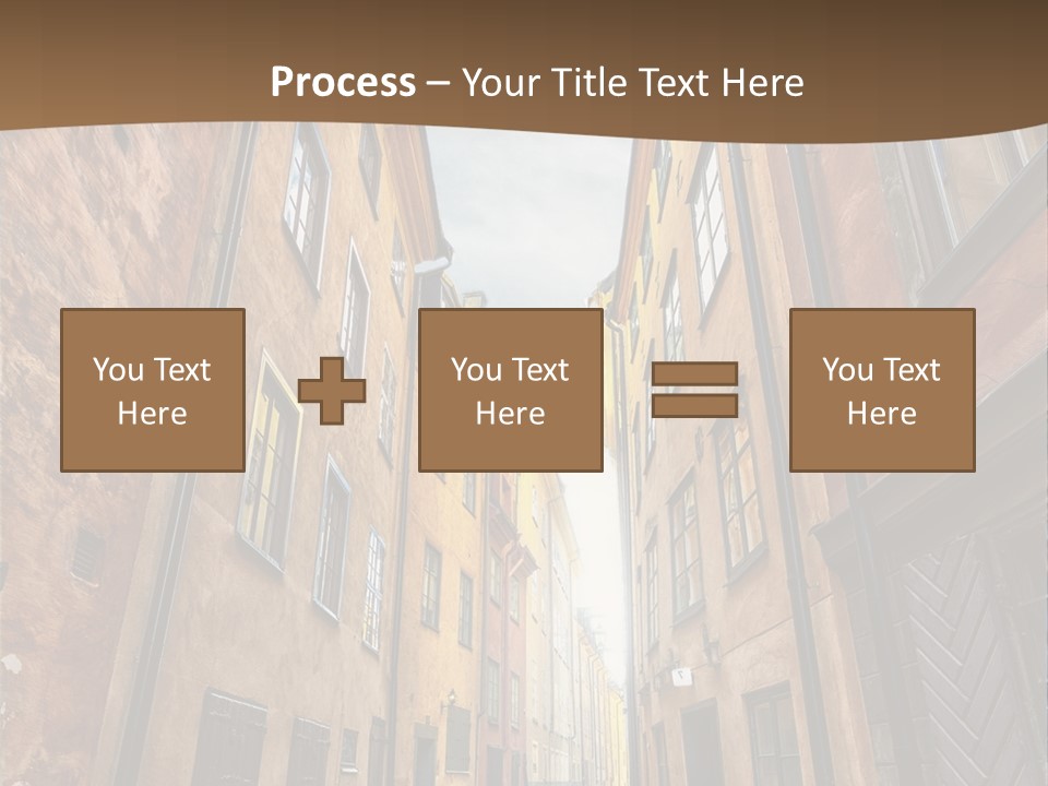 Narrow Perspective Window PowerPoint Template