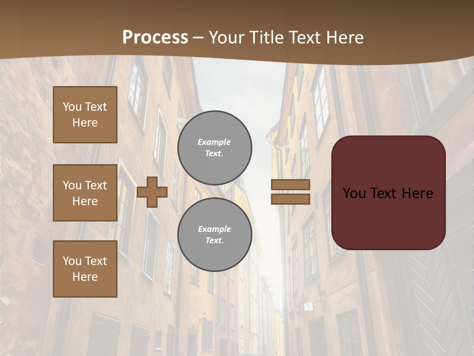 Narrow Perspective Window PowerPoint Template