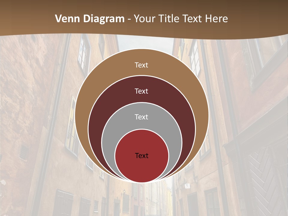 Narrow Perspective Window PowerPoint Template