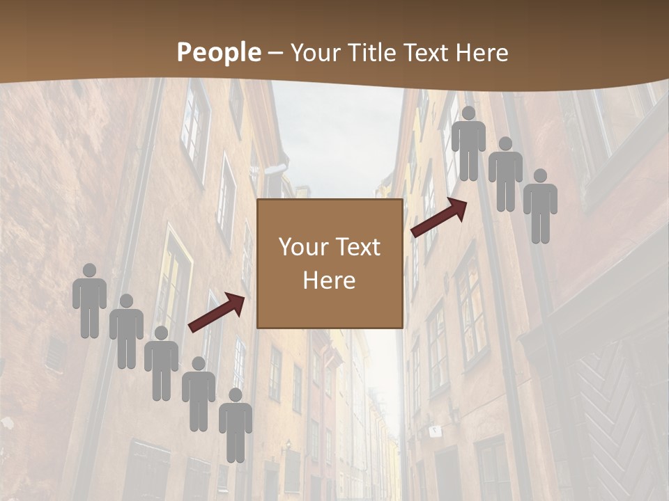 Narrow Perspective Window PowerPoint Template