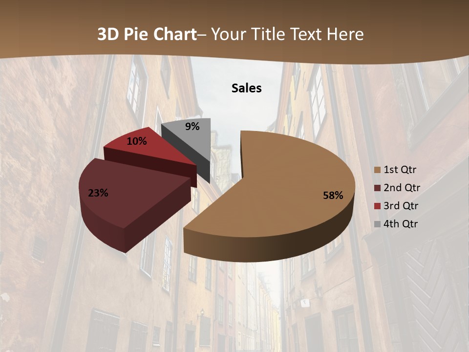 Narrow Perspective Window PowerPoint Template
