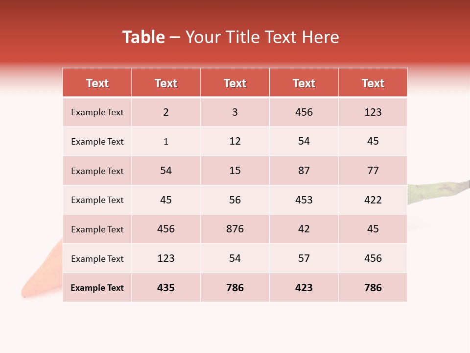 Two Orange Hot Peppers On A White Background PowerPoint Template