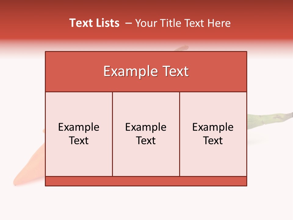 Two Orange Hot Peppers On A White Background PowerPoint Template