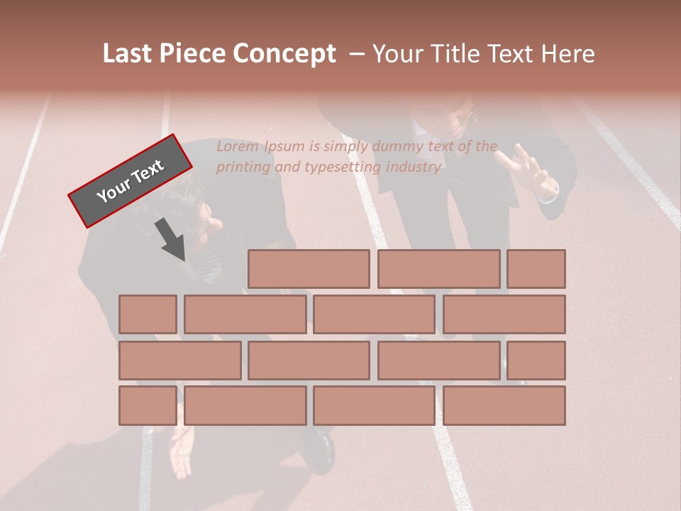 Locker Cabinet Isolated PowerPoint Template