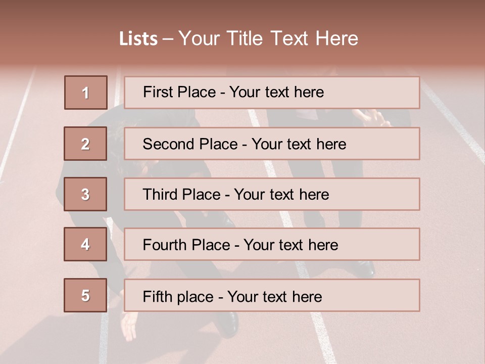 Locker Cabinet Isolated PowerPoint Template
