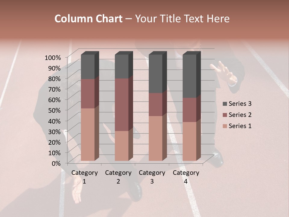 Locker Cabinet Isolated PowerPoint Template