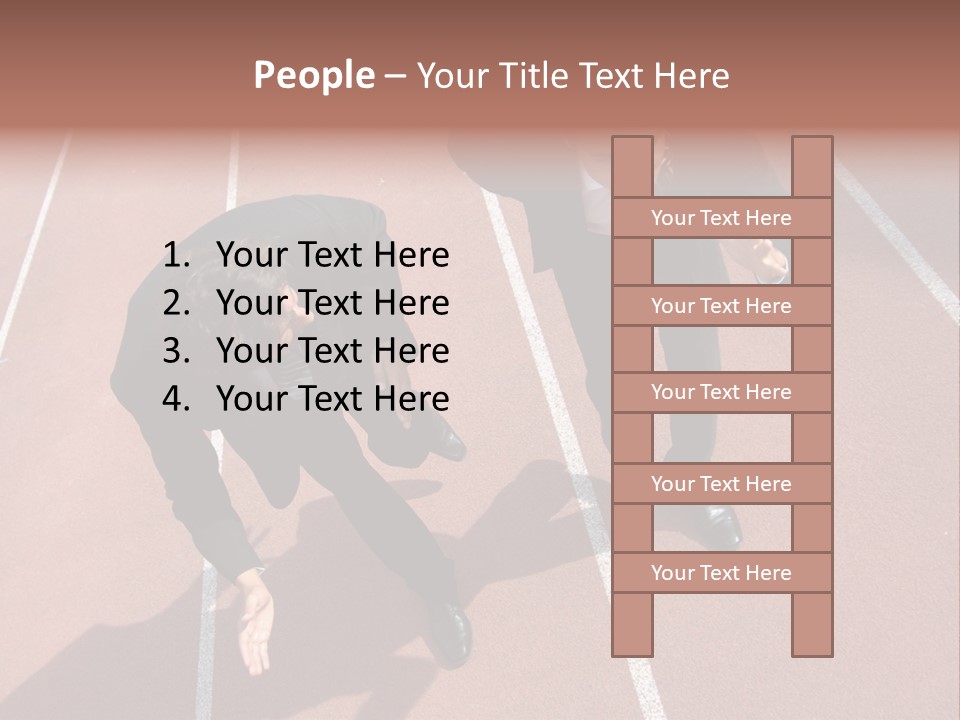 Locker Cabinet Isolated PowerPoint Template