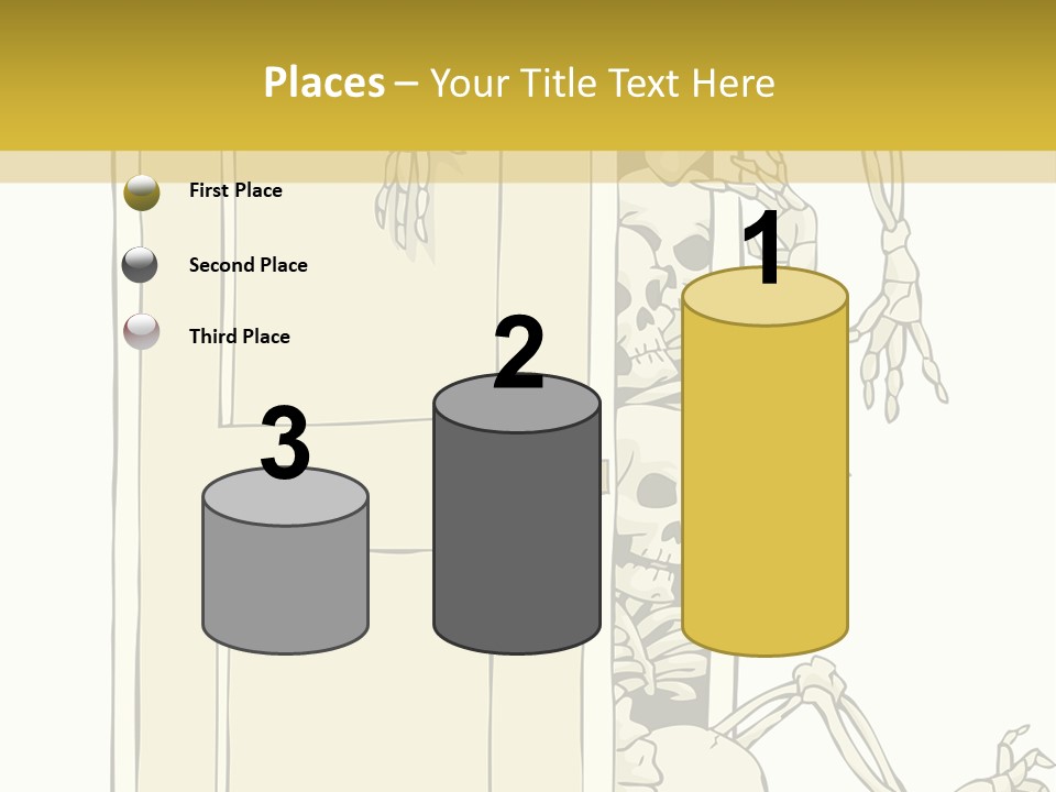 Locker Cabinet Isolated PowerPoint Template