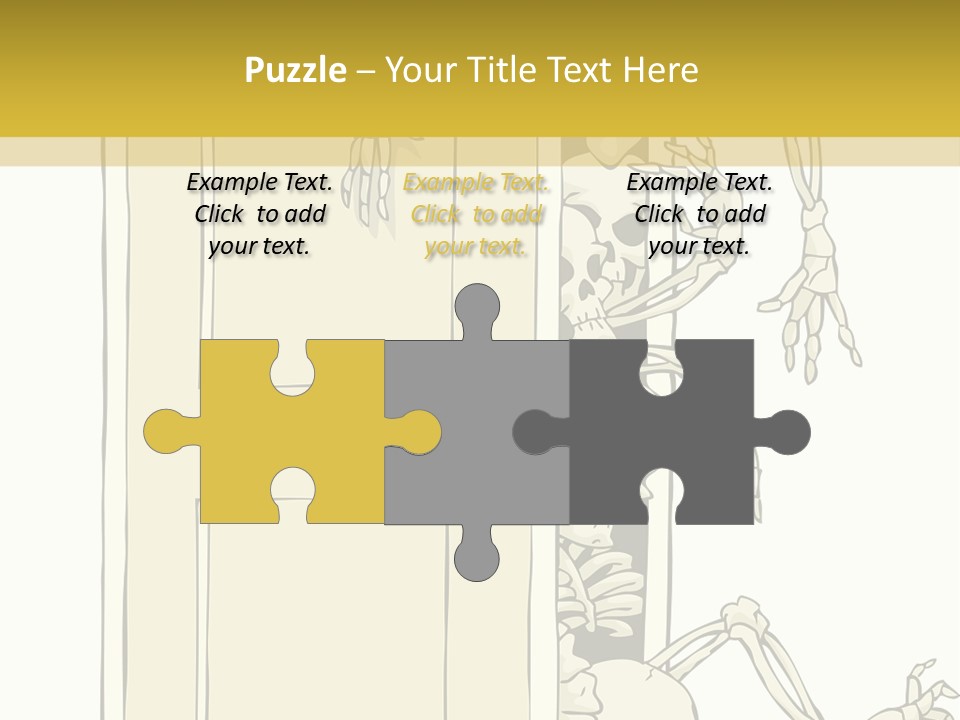 Locker Cabinet Isolated PowerPoint Template