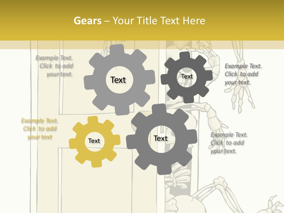 Locker Cabinet Isolated PowerPoint Template